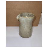 Handmade Studio Pottery Tea Set with Teapot, Creamer, and Cups