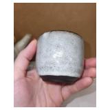 Handmade Studio Pottery Tea Set with Teapot, Creamer, and Cups