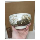 Set of 6 Mixed Vintage and Handmade Ceramic Bowls and Dishes including one original Charles Halling