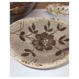 Set of 6 Mixed Vintage and Handmade Ceramic Bowls and Dishes including one original Charles Halling