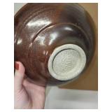 Set of 6 Mixed Vintage and Handmade Ceramic Bowls and Dishes including one original Charles Halling