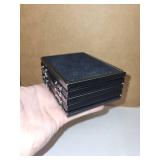 Set of 2 Hand Blown Glass Ornaments and Folding 4-Panel Photo Frame