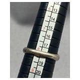 Vintage Sterling Silver 925 Ring with Cabochon Stone Size 8