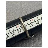 Vintage Sterling Silver 925 Turquoise Claw Design Native American Ring Size 5.5