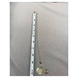 Sterling Silver 925 Necklace with Intricate Pendant Design