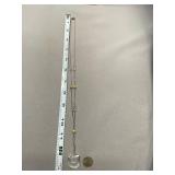 Elegant Sterling Silver 925 Necklace with Clear Crystal Pendant and Decorative Beads