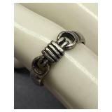 Vintage Sterling Silver 925 Ring with Unique Design - Size 7