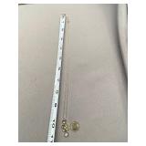 Sterling Silver 925 Necklace with Blue & Green Stone Pendant