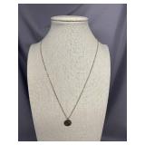 Sterling Silver 925 Necklace with Paw Print Pendant