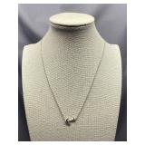 Sterling Silver 925 Anchor Pendant Necklace