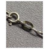 Sterling Silver 925 Hamsa Necklace with Turquoise Stone