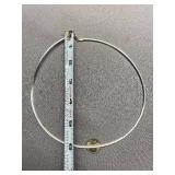 Sterling Silver Choker Necklace 925 Marked LIRM