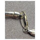 Sterling Silver Choker Necklace 925 Marked LIRM
