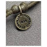 Sterling Silver 925 Necklace Set with Unique Pendant Design