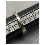 Sterling Silver 925 Ring with Pear-Shaped Gemstone Size 7