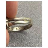 Sterling Silver 925 Frog Design Ring, Size 5.5