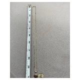 Sterling Silver 925 Necklace with Amber Pendant