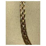 Braided Sterling Silver Necklace 925 Italy