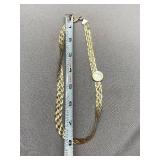 Braided Sterling Silver Necklace 925 Italy