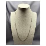 Sterling Silver Necklace 925 Stamped Chain
