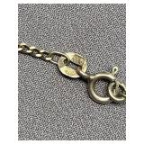 Sterling Silver Necklace 925 Stamped Chain