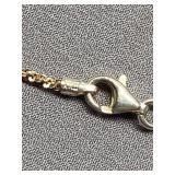 Gold-Plated 925 Sterling Silver Chain Necklace