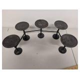 Pottery Barn Five-Arm Metal Candle Holder Centerpiece Home Decor Black Finish