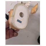 Vintage Ceramic Rooster and Chicken Figurines  5 Some Made in Japan