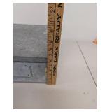 Vintage Metal Storage Box Galvanized Industrial Decor 12x10x7 Inches Sturdy Lid