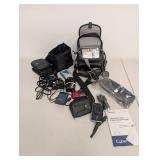 Lot of Digital Cameras Including Canon PowerShot, Sony Cyber-shot, Samsung with Accessories