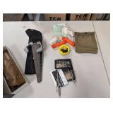 Wyoming Knife Set with Multiple Saws and Pouches for Outdoor Survival and Hunting