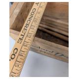 Vintage Wooden Crate Standard Duplicating Machines Corp. Everett Mass Original Branding