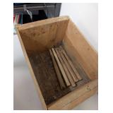Vintage Wooden Crate Standard Duplicating Machines Corp. Everett Mass Original Branding