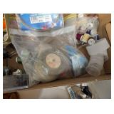 Assorted Fishing  Supplies Lot with American Fishing Wire Spinners Hooks and More