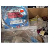 Assorted Fishing  Supplies Lot with American Fishing Wire Spinners Hooks and More