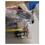 Assorted Fishing  Supplies Lot with American Fishing Wire Spinners Hooks and More