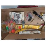 Assorted Fishing Tackle Lot with Lures, Hooks, Bobbers, and Accessories for Hobbyists