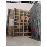 Vintage Industrial wooden Multi-Drawer Organizer