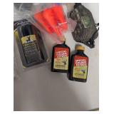 Lot of Hunting Scent Products Including Wildlife Research Center Red Fox Urine Masking Scent