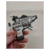 Vintage Tim Mee Toys Army Men Set with Vehicle and Giant Cap Gun