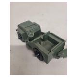 Vintage Tim Mee Toys Army Men Set with Vehicle and Giant Cap Gun