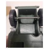 Vintage Tim Mee Toys Army Men Set with Vehicle and Giant Cap Gun