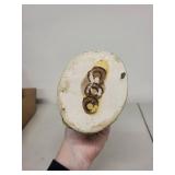 Vintage Clown Figurine with Accordion, 9 Inch Tall