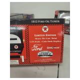 Gearbox 1912 Ford Oil Tanker Texaco Die-Cast Coin Bank Lot with Gas Pump Replica