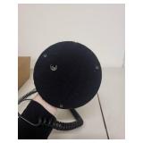 Vintage Chrome Gooseneck Microphone with Eagle Emblem