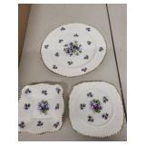 Royal Stafford Sweet Violets Bone China Tableware and Floral Porcelain Dish Set