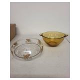 Collection of 6 Vintage Glass Bowls and Dishes Assorted Styles