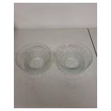 Collection of 6 Vintage Glass Bowls and Dishes Assorted Styles