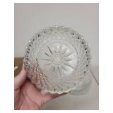 Collection of 6 Vintage Glass Bowls and Dishes Assorted Styles