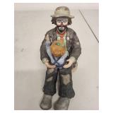 Emmett Kelly Jr. Flambro Limited Edition Clown & Child Figurine